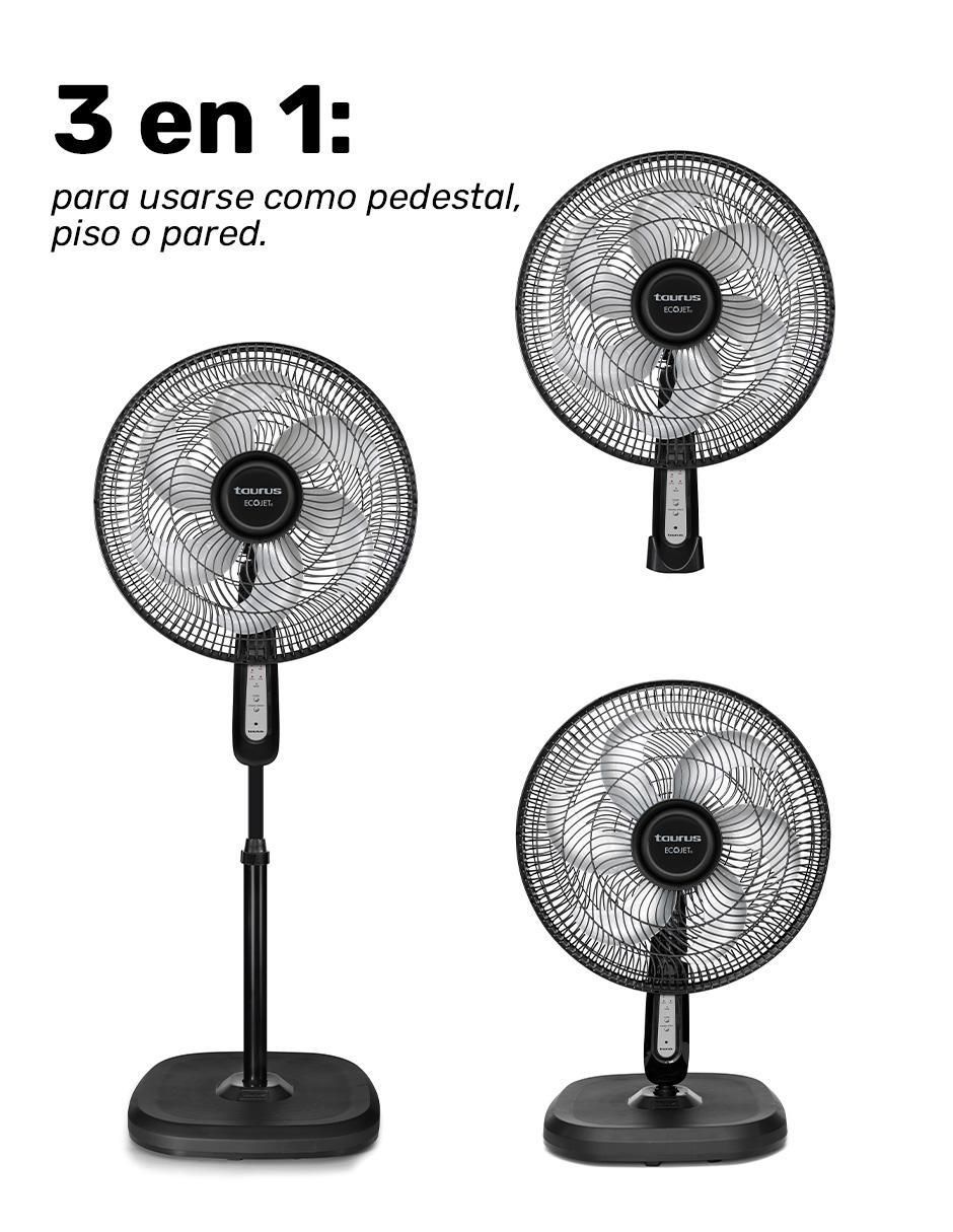Ventilador 3 en 1 con control remoto 3 velocidades 4