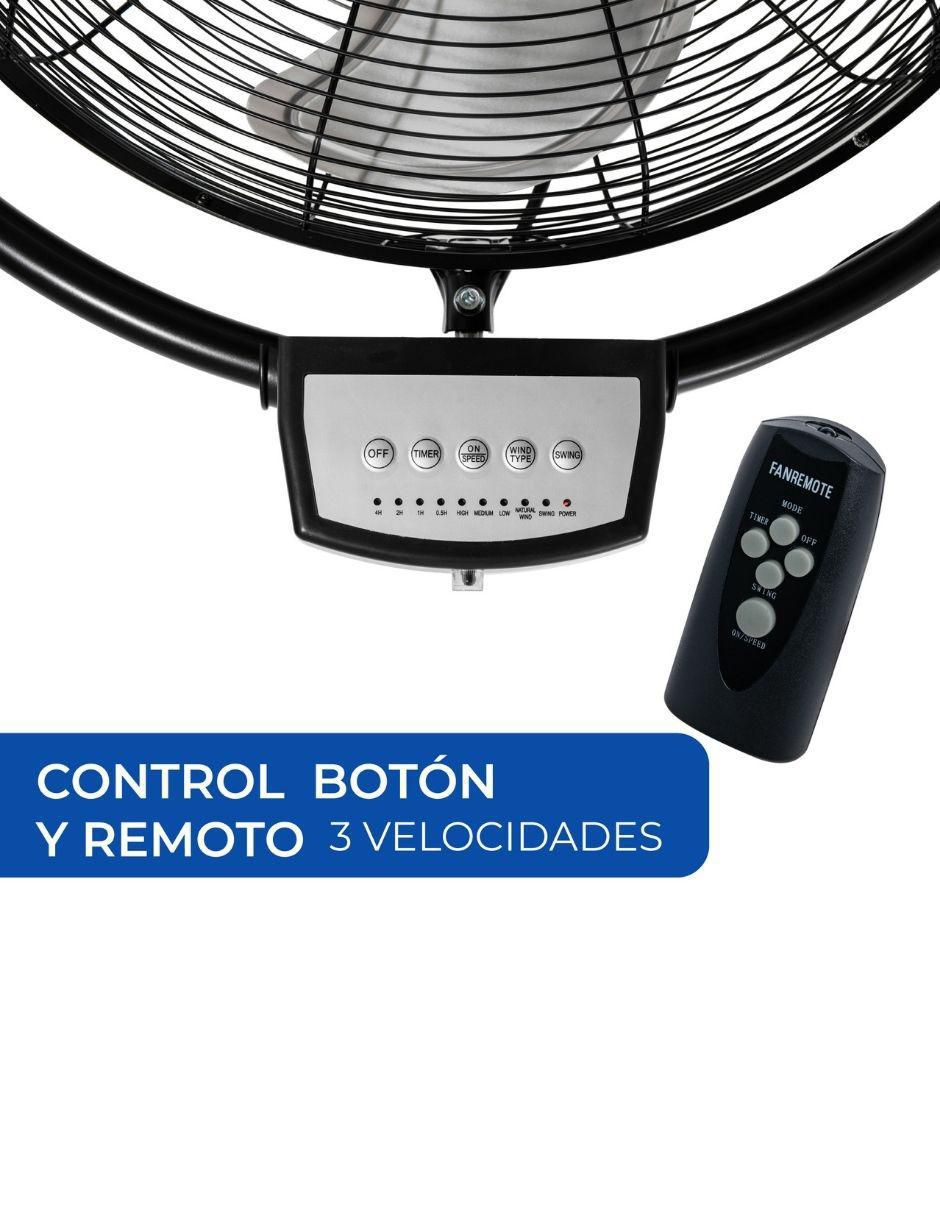 Ventilador 2 en 1 con control remoto 3 velocidades 3