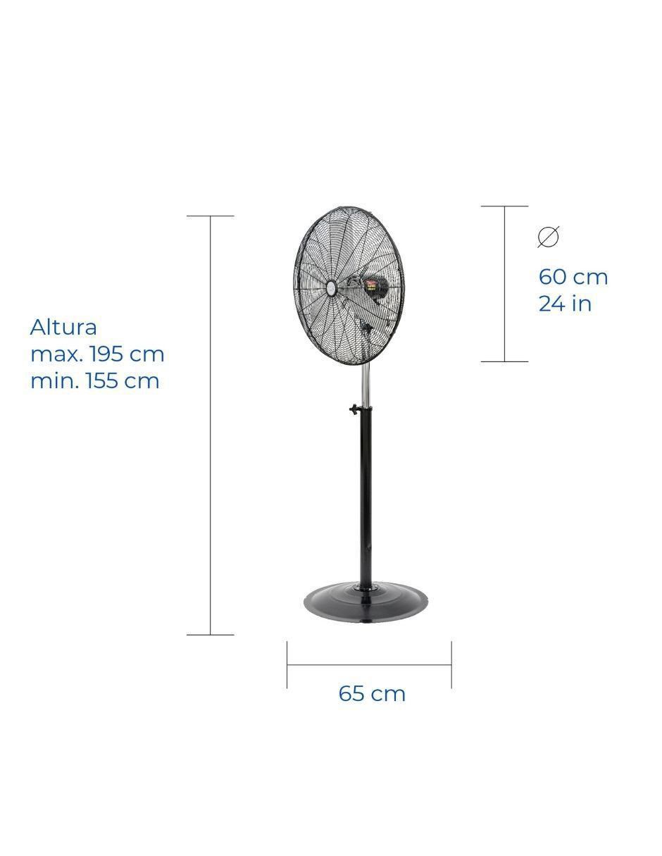 Ventilador de pedestal 3 velocidades 6
