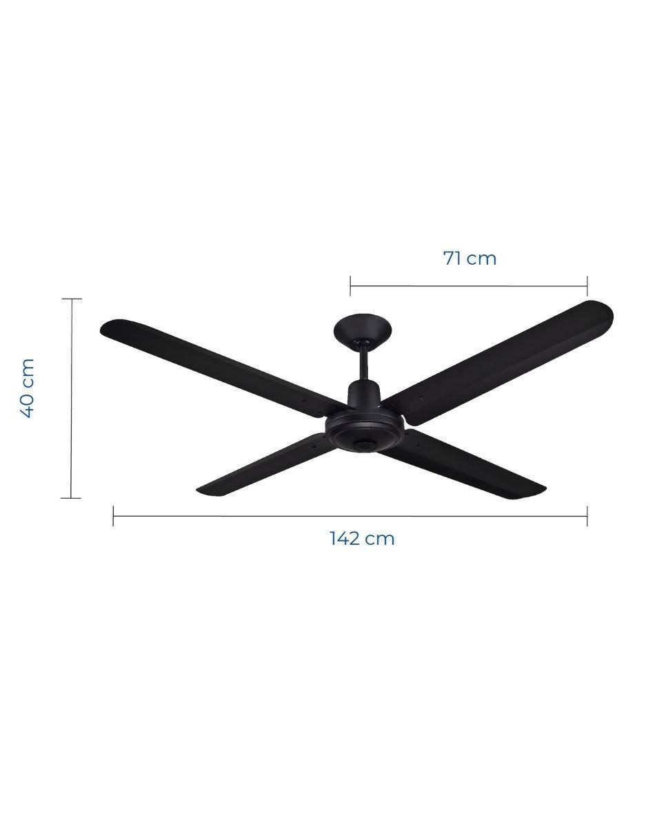 Ventilador de techo narvik "con control remoto" (si aplica) 3 "velocidades"