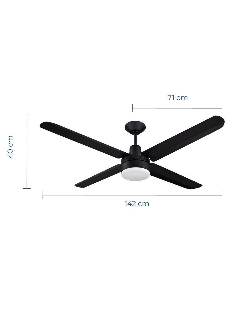 Ventilador de techo narvik "con control remoto" (si aplica) 3 "velocidades"