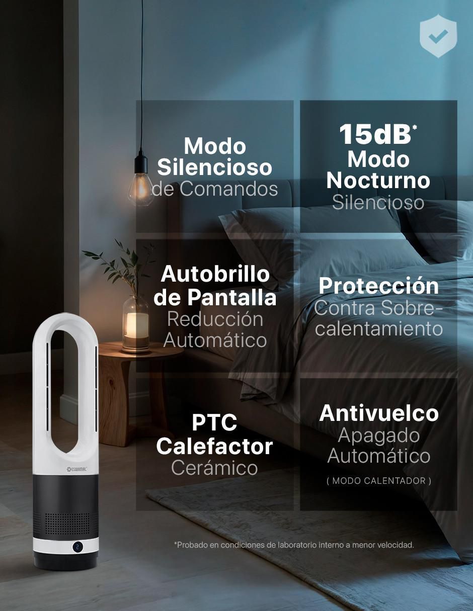 Calefactor torre cerámico portátil eléctrico esquimal "de" 127 v