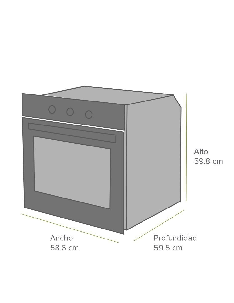 Horno convección HEL127 67 l 3