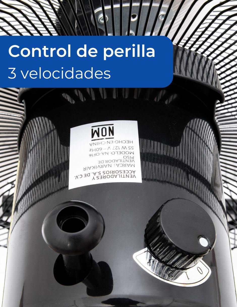 Ventilador de piso 3 velocidades 4
