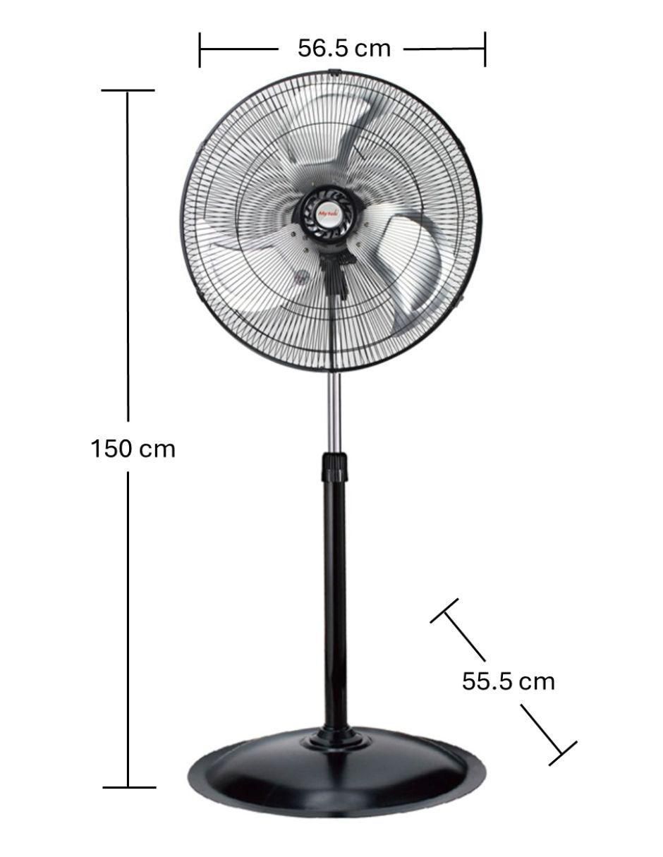 Ventilador de pedestal 3 velocidades 5