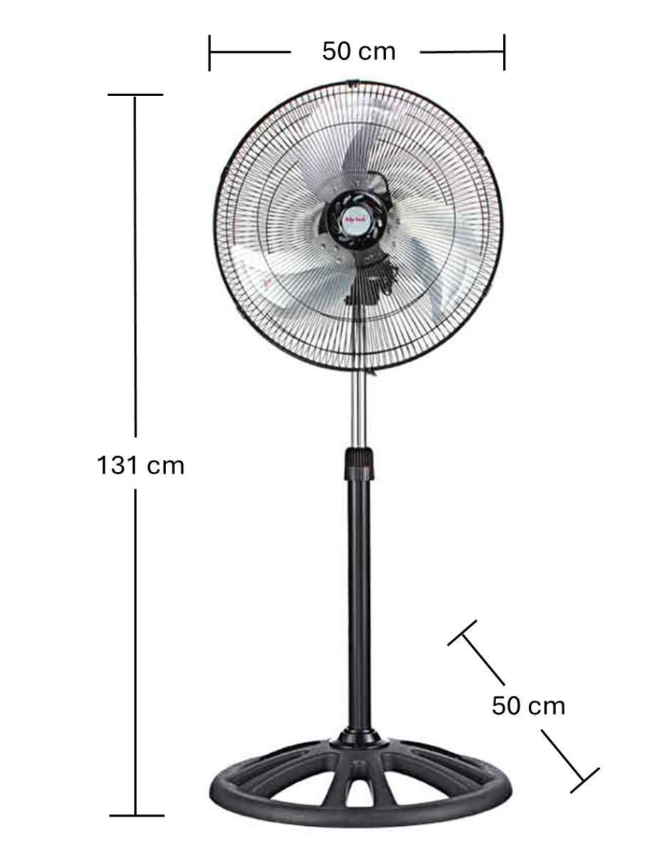 Ventilador de pedestal 3 velocidades 5