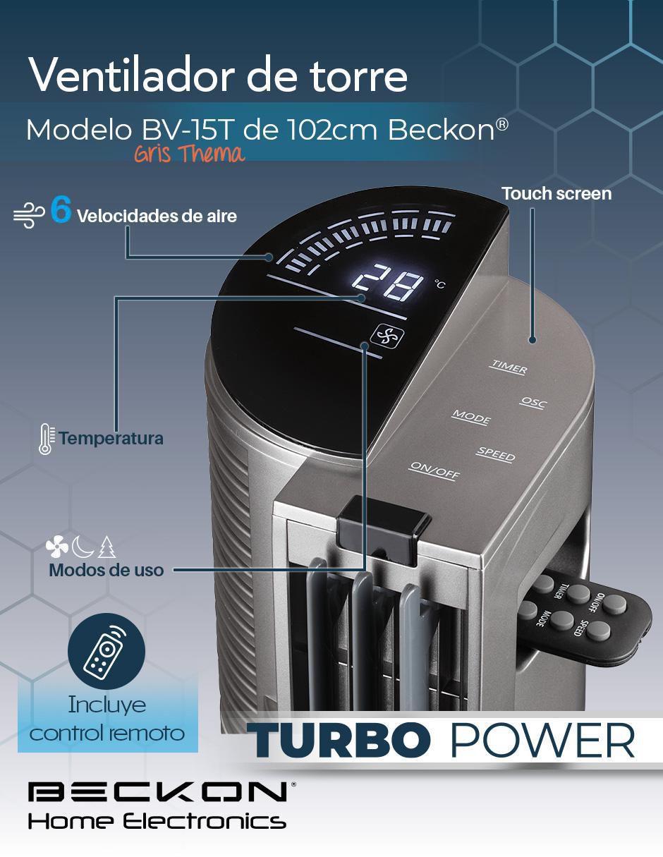 Ventilador de torre con control remoto 6 velocidades 2