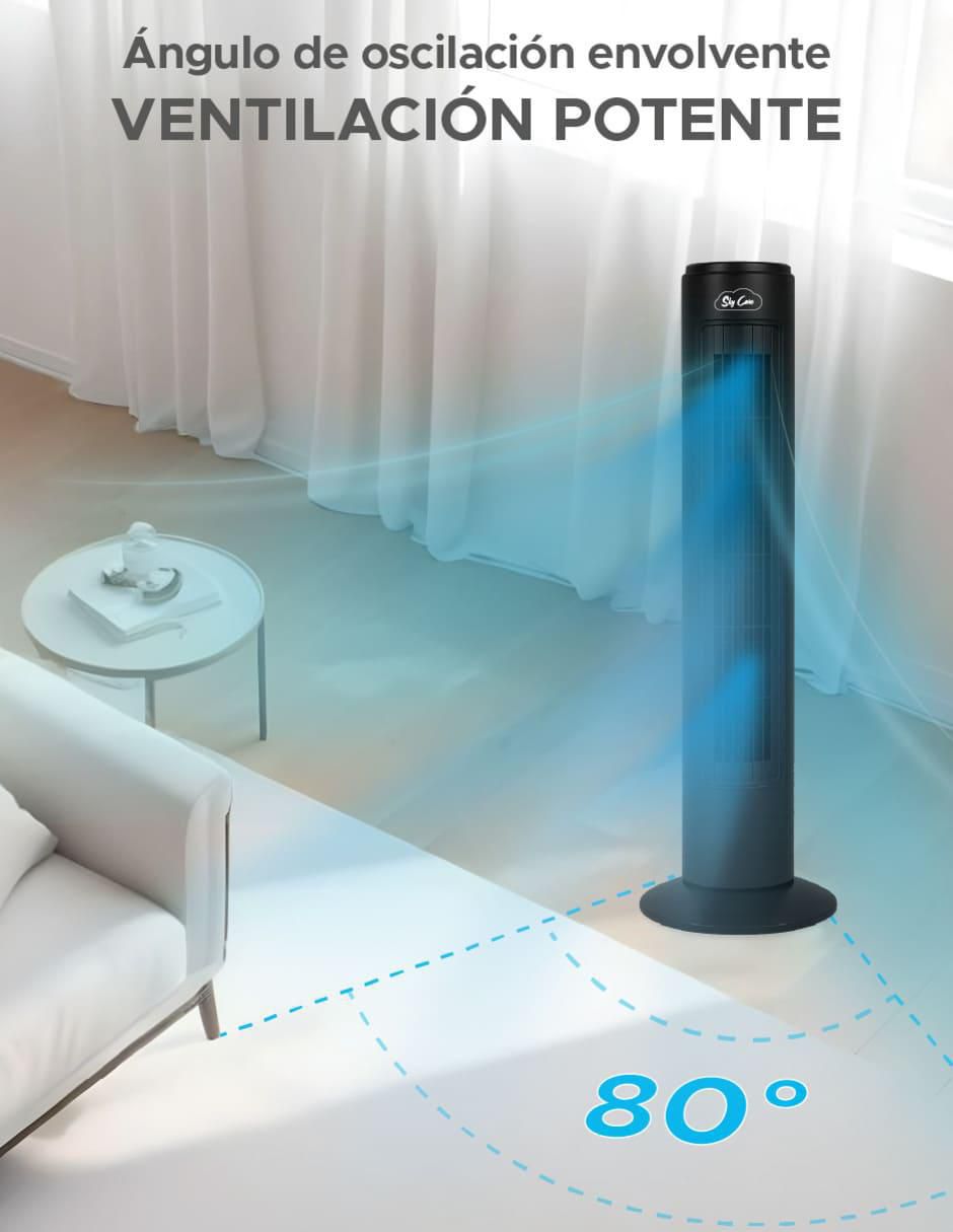 Ventilador de torre 3 velocidades 7