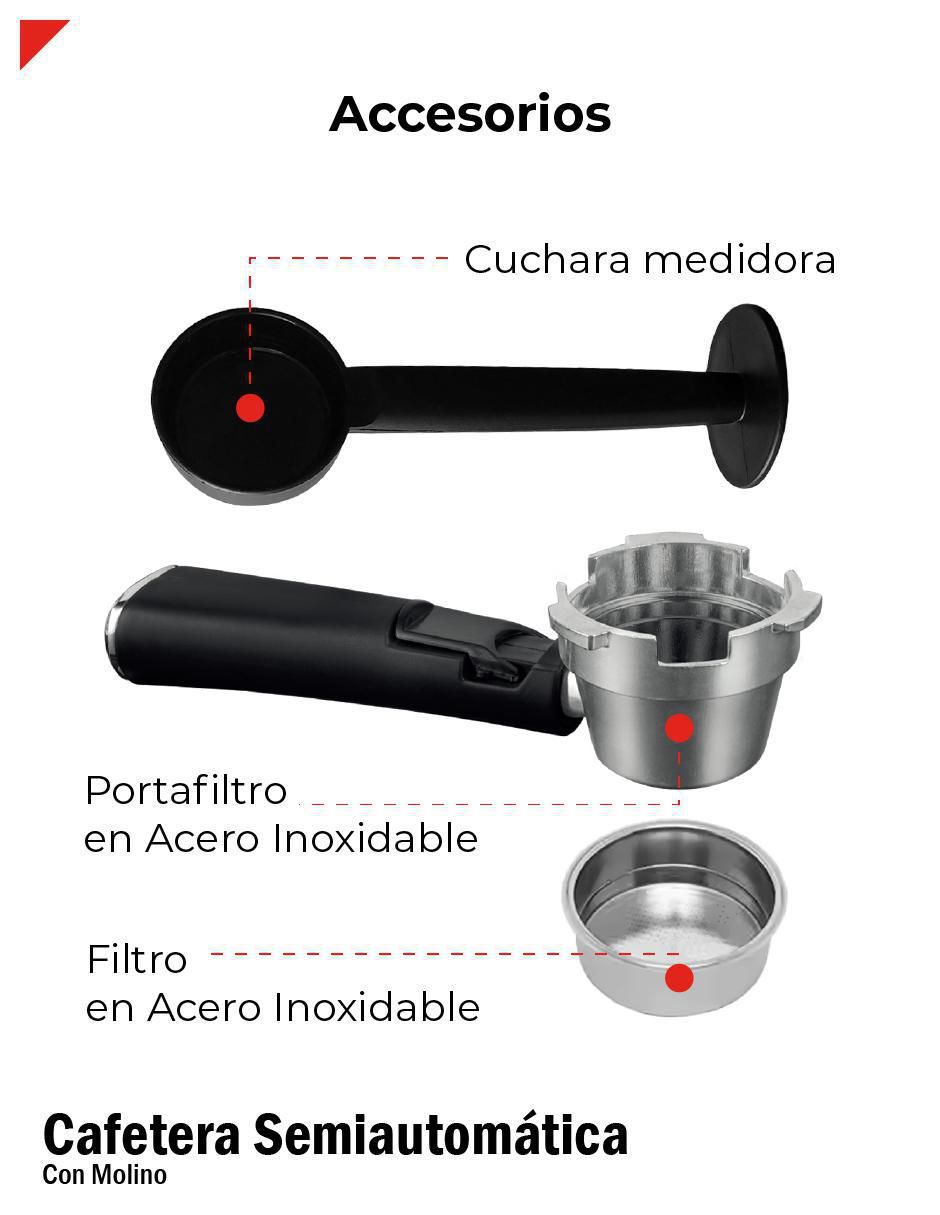 Cafetera con molino bdcm10 8