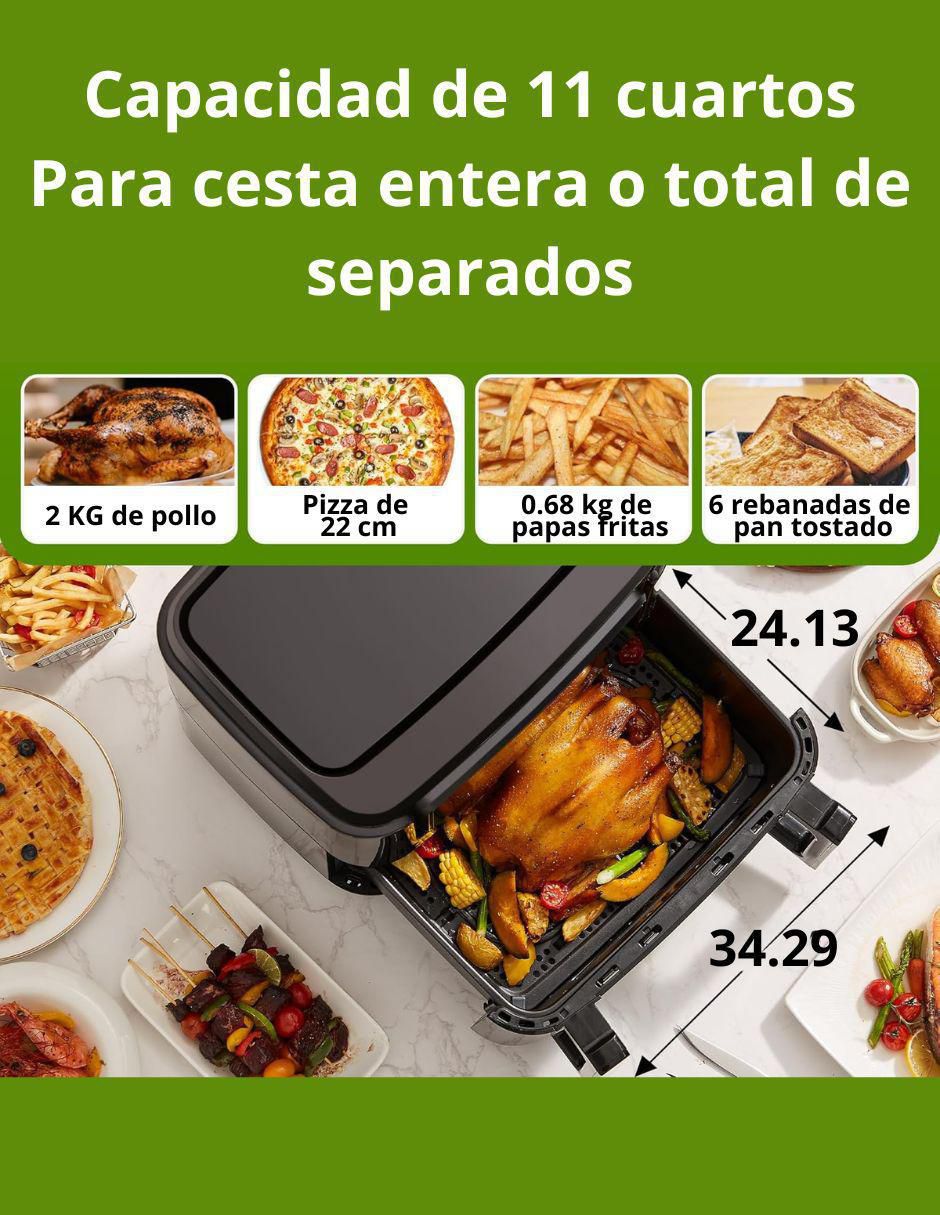 Freidora de aire Gourmet 10.4 L Eaf1055D 4