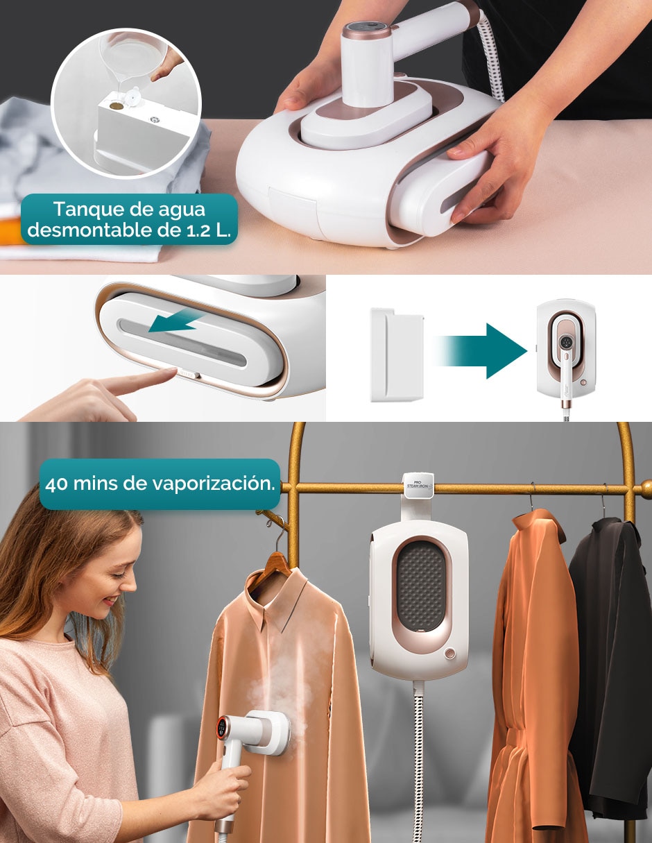 Central de vapor NV318A suela cerámica 10