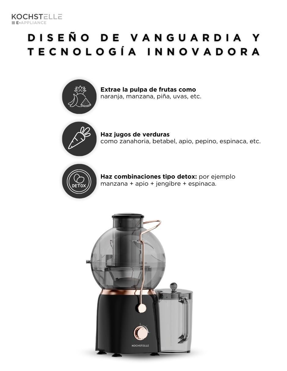 Extractor de jugo E-appliance 800 W 6