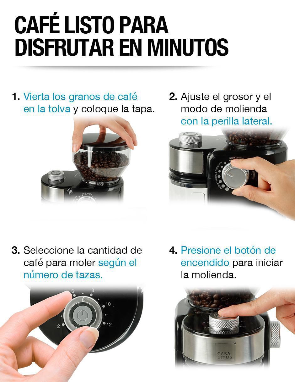 Molino para café de plástico 7