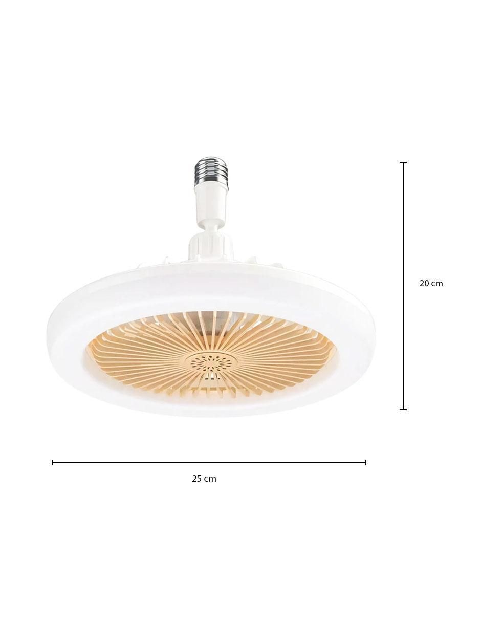 Set ventilador de techo con control remoto 3 velocidades 6