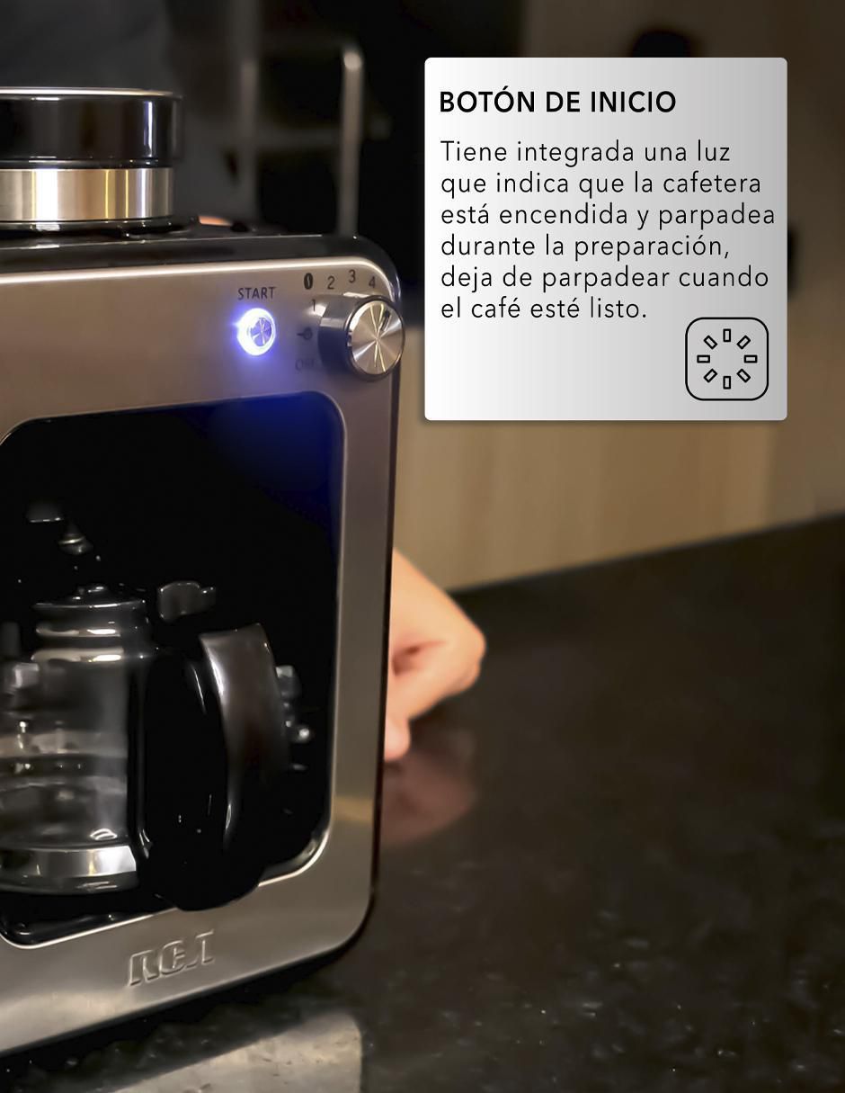 Cafetera con molino RC-CAF4 3