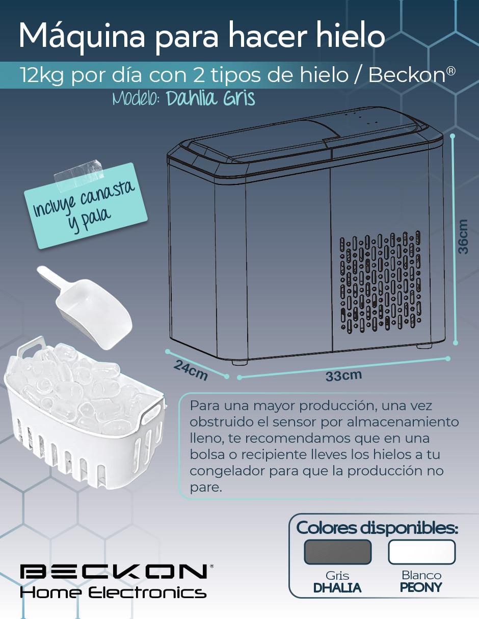 "máquina de hielo" beckon ice machine automática
