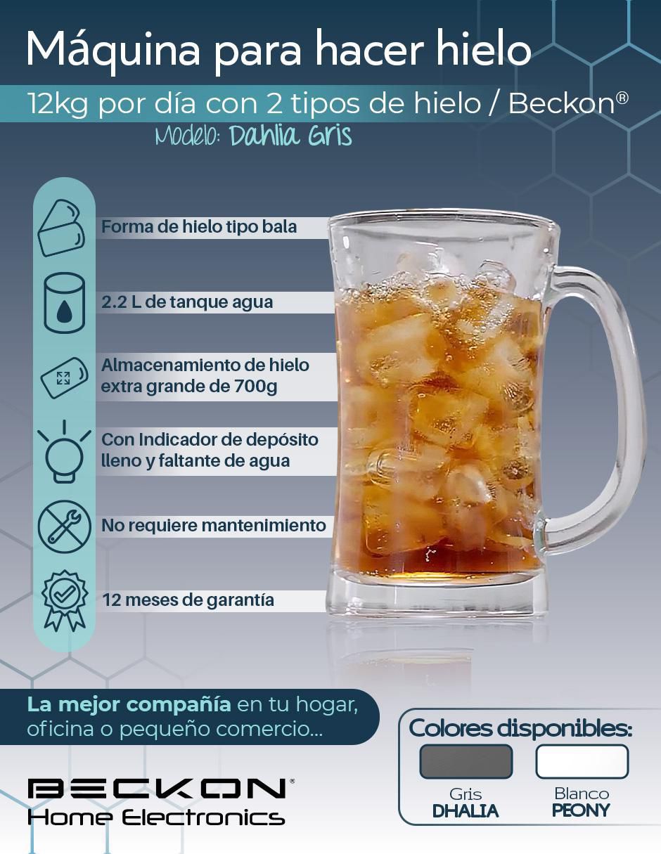 "máquina de hielo" beckon ice machine automática