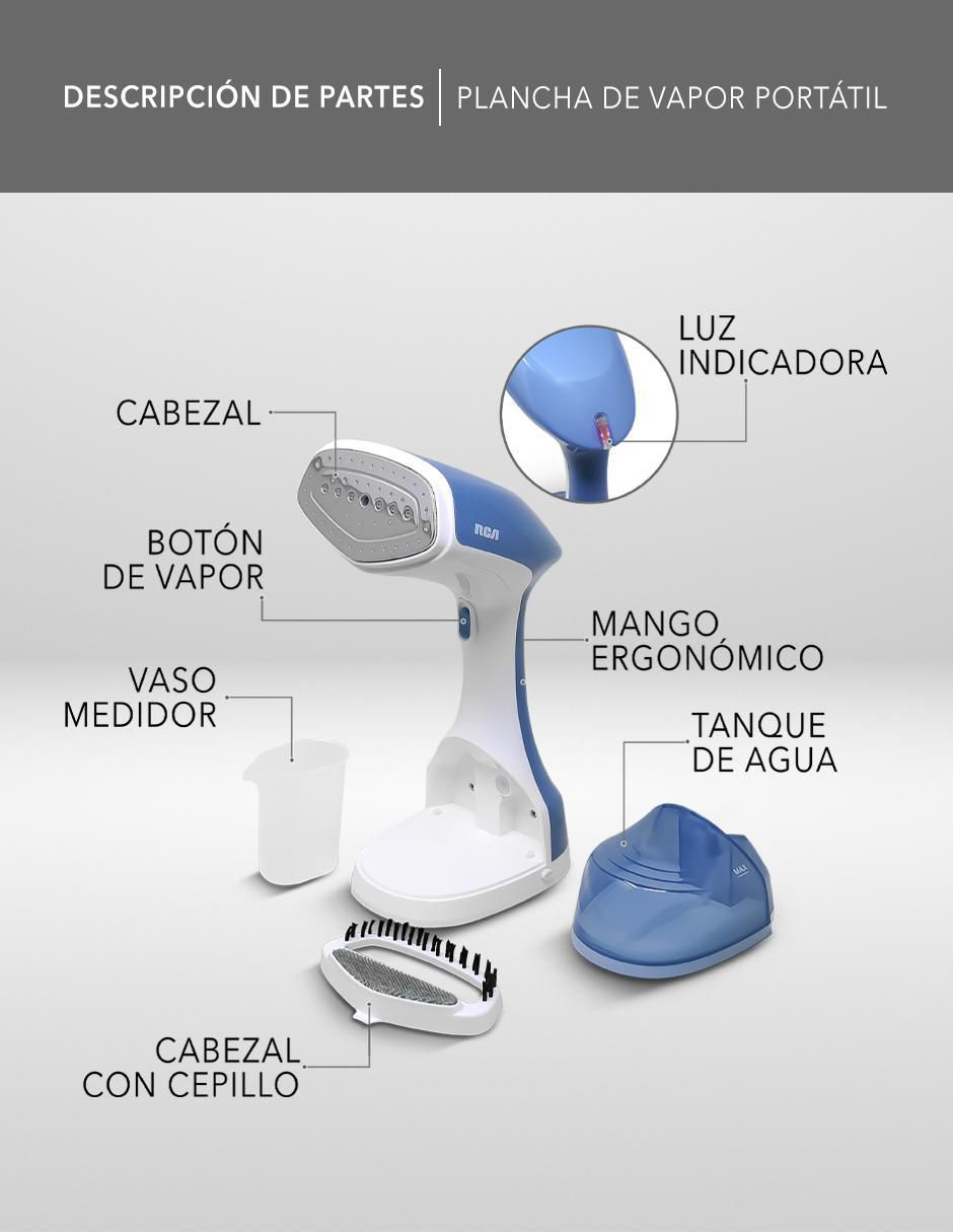 Generador de vapor RC-931 suela acero inoxidable 4