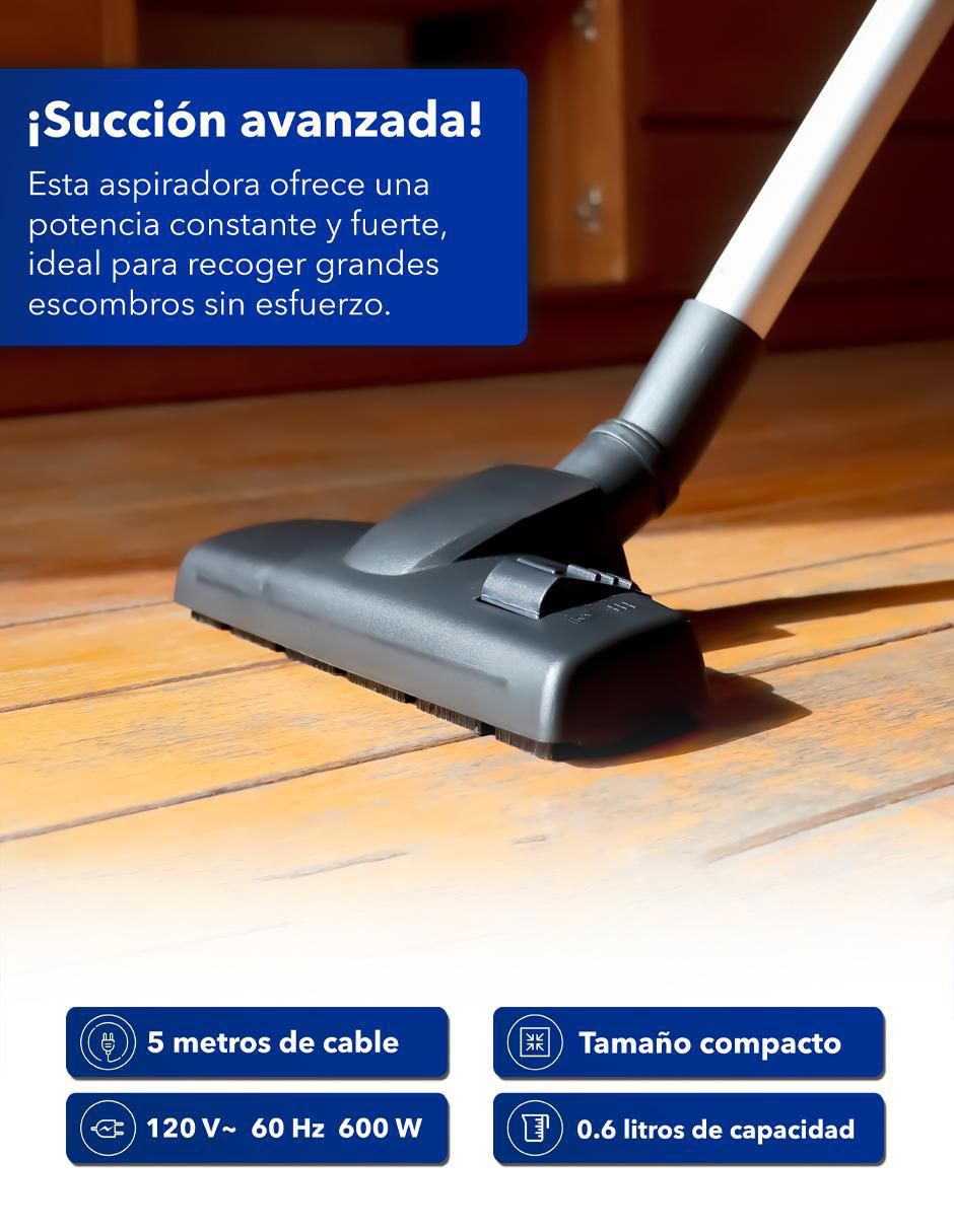 Aspiradora de mano rc-a1 600 ml 2
