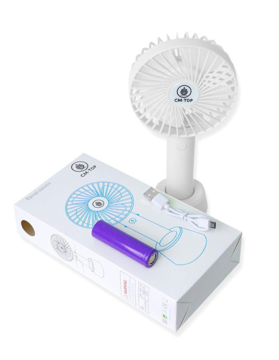 Mini ventilador 3 velocidades 4