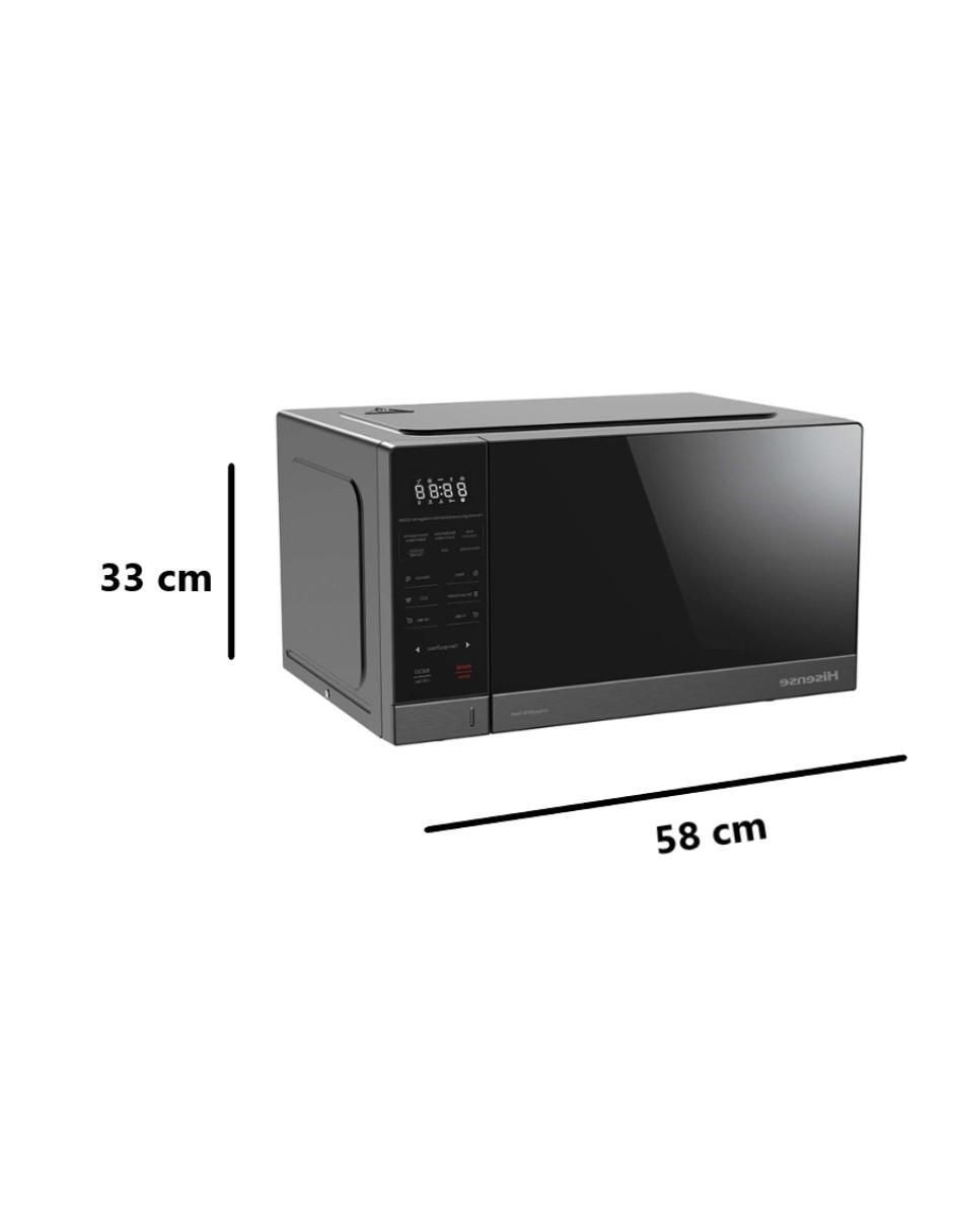 Horno de microondas convencional modelo HMMG3010DSG 1.1 pies cúbicos 6
