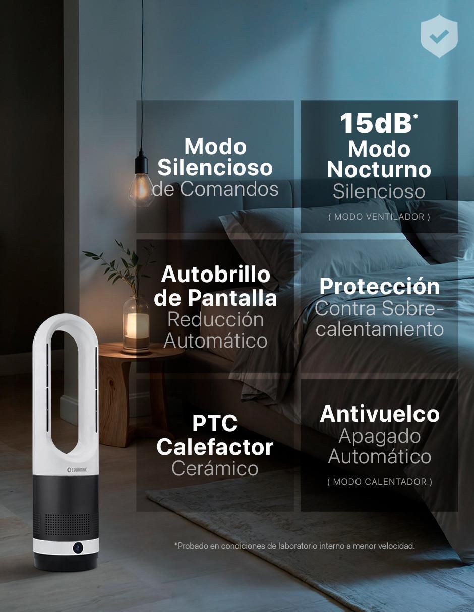 Ventilador 2 en 1 con control remoto 8 velocidades 4
