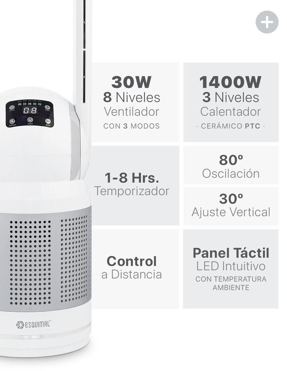 Ventilador 3 en 1 con control remoto 8 velocidades 2
