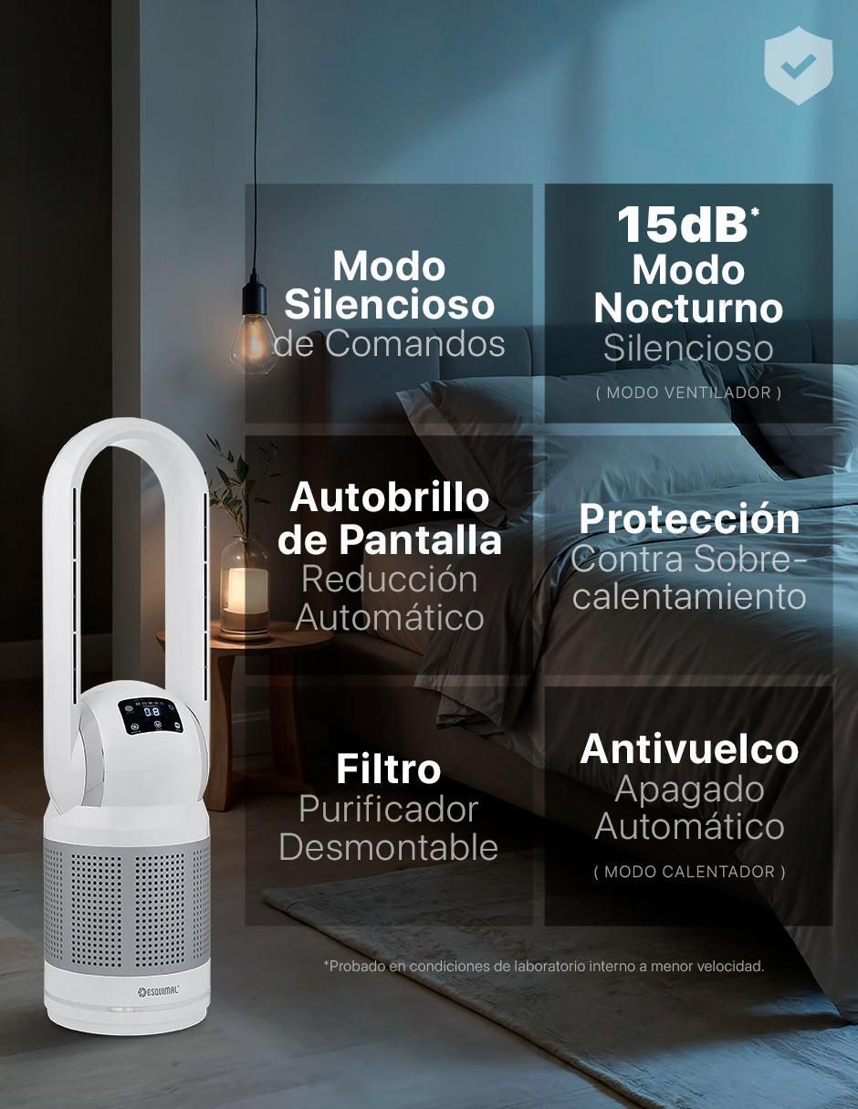 Ventilador 3 en 1 con control remoto 8 velocidades 4