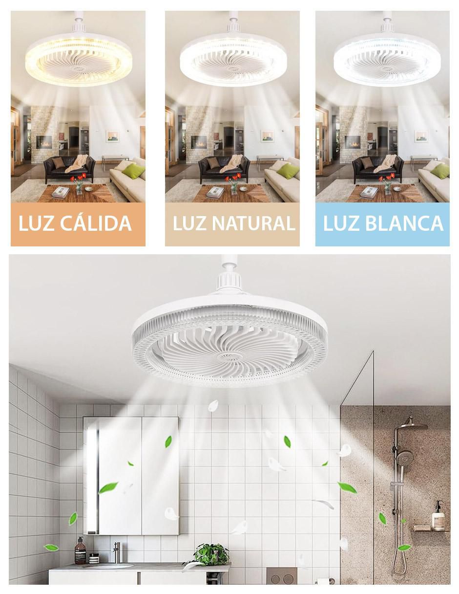 Ventilador de techo con control remoto 3 velocidades 2