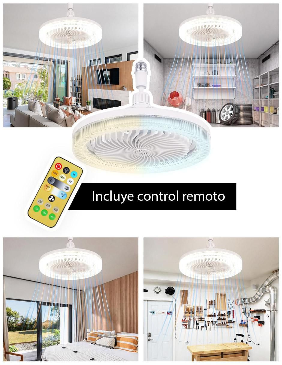 Ventilador de techo con control remoto 3 velocidades 3