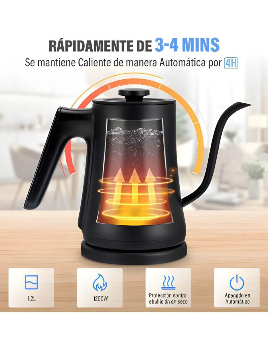 Tetera eléctrica de acero inoxidable 3