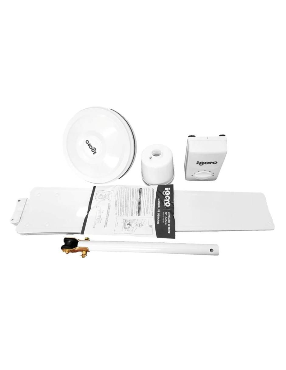 Set ventilador de techo con control remoto 5 velocidades 4