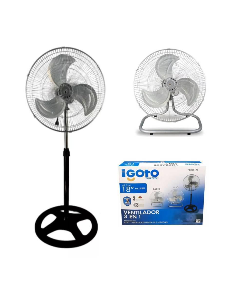 Set ventilador 3 en 1 con control remoto 3 velocidades 9