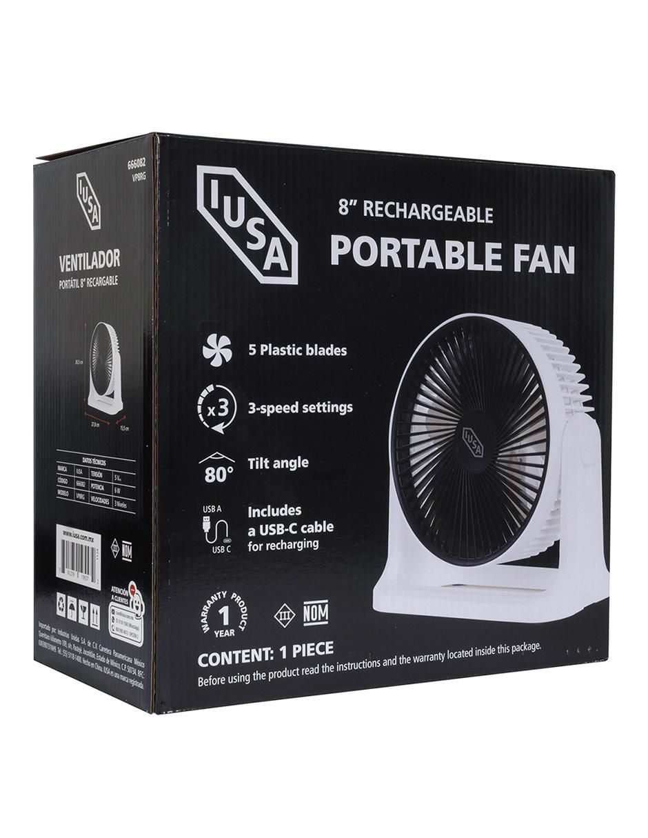 Mini ventilador 3 velocidades 2