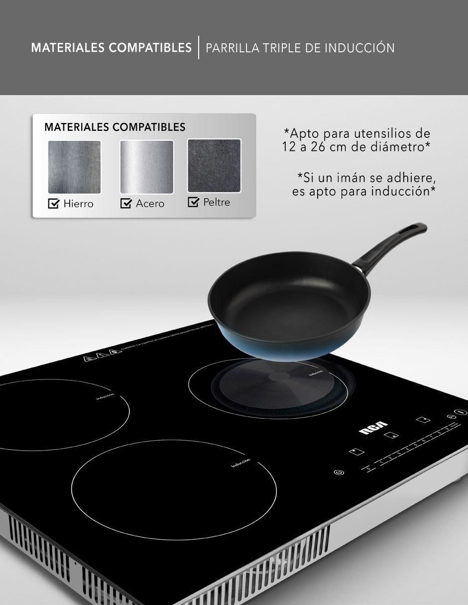 Parrilla de inducción RC-12A6 de cristal templado 7