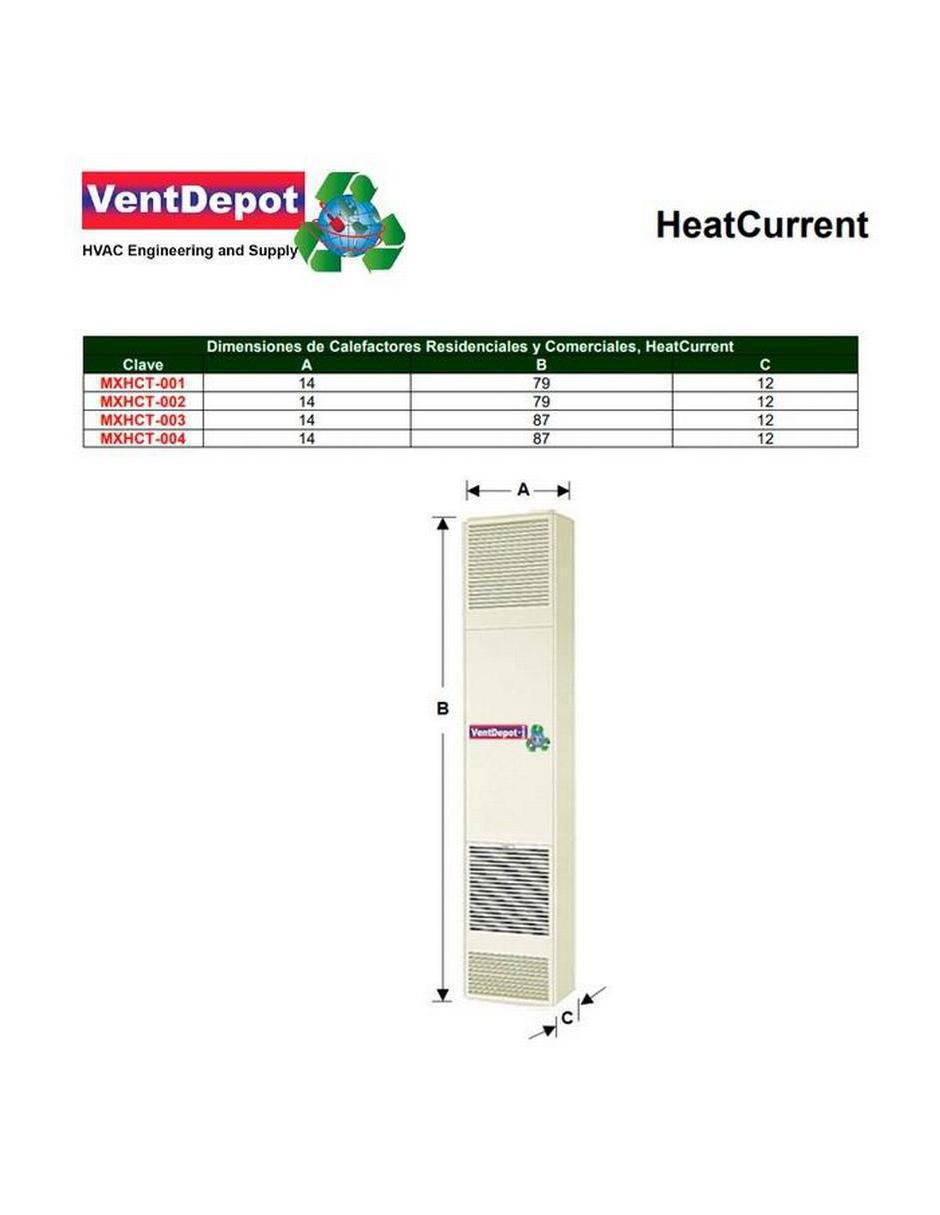 Calefactor de pared eléctrico 2
