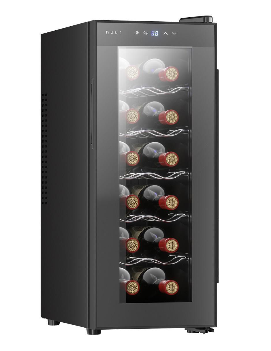 Enfriador de vinos Termoeléctrica Merkatari capacidad 12 botellas Enfriador de vinos Termoeléctrica Merkatari capacidad 12 botellas
