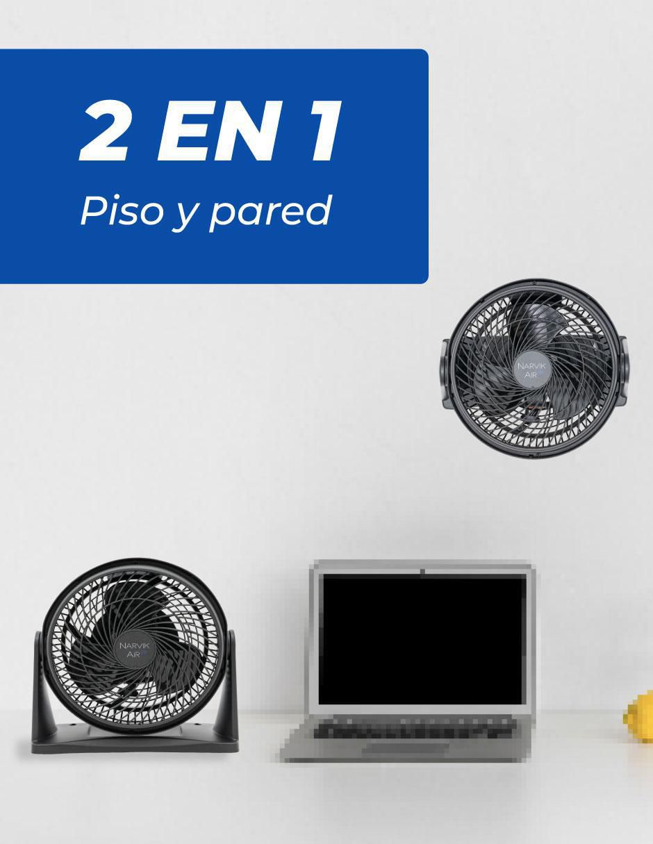 Ventilador 2 en 1 3 velocidades 2