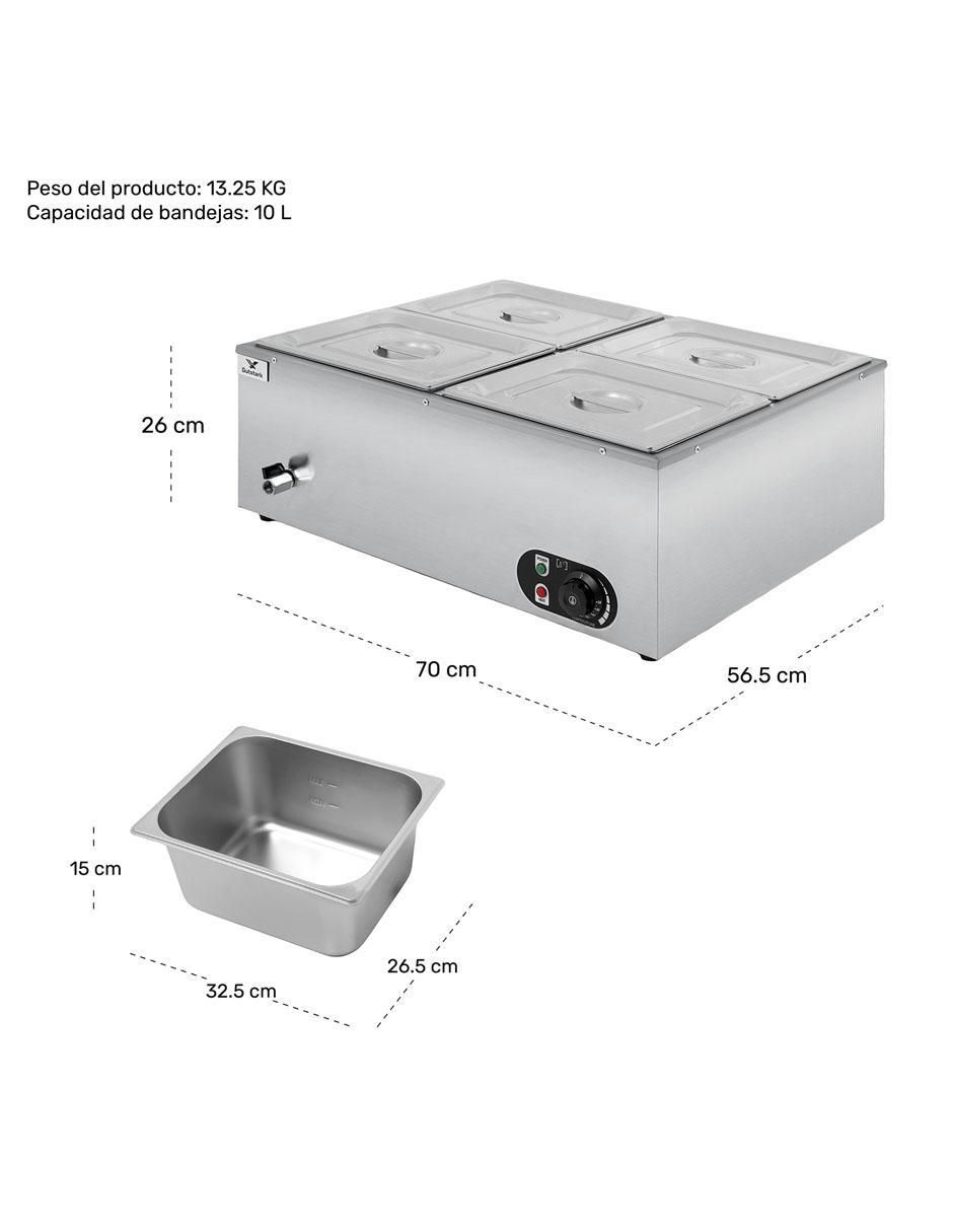 Vaporera Eléctrica MKZ-BUFEBANOINOX 11