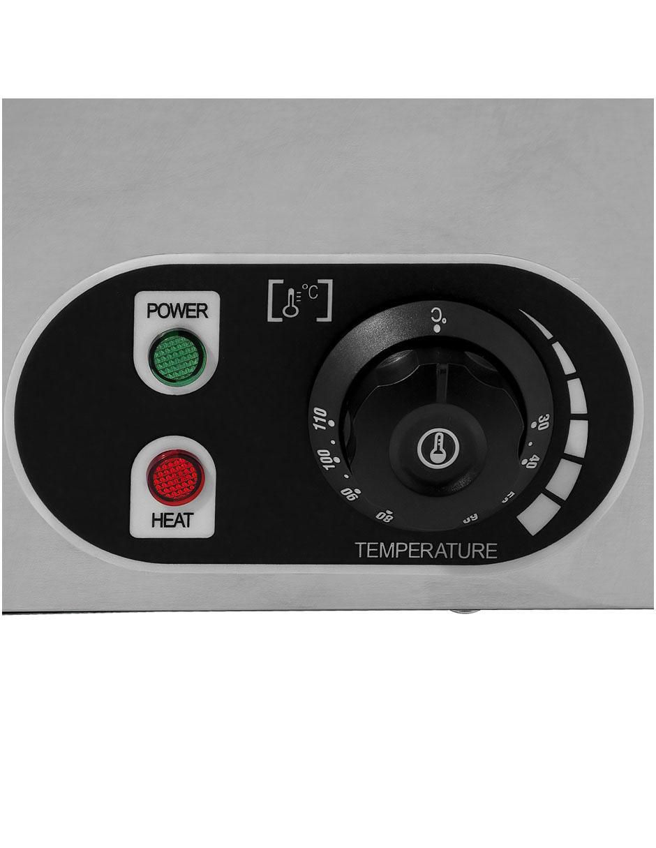 Vaporera Eléctrica MKZ-BUFEBANOINOX 6