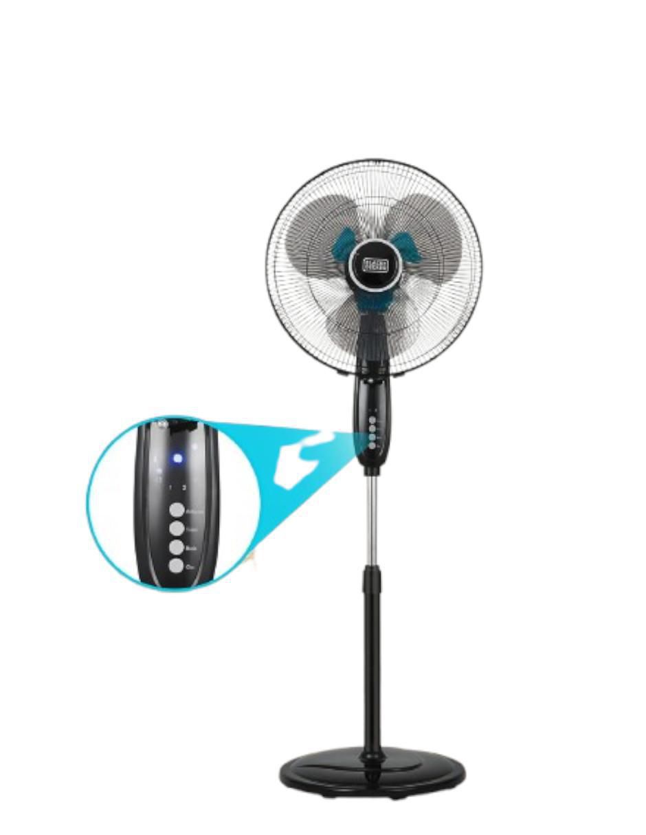 Ventilador de pedestal con control remoto 3 velocidades 3
