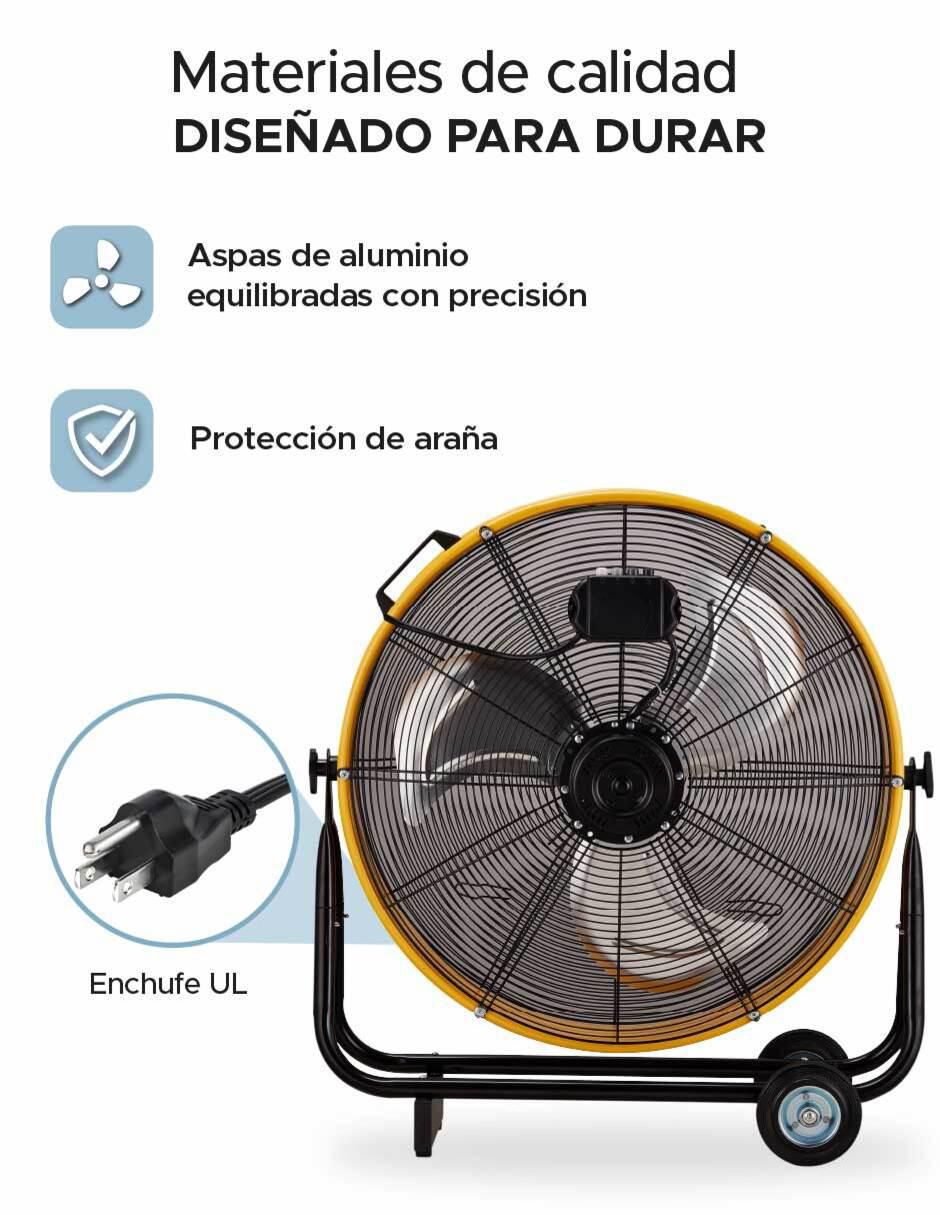 Ventilador de piso con control remoto 3 velocidades 2