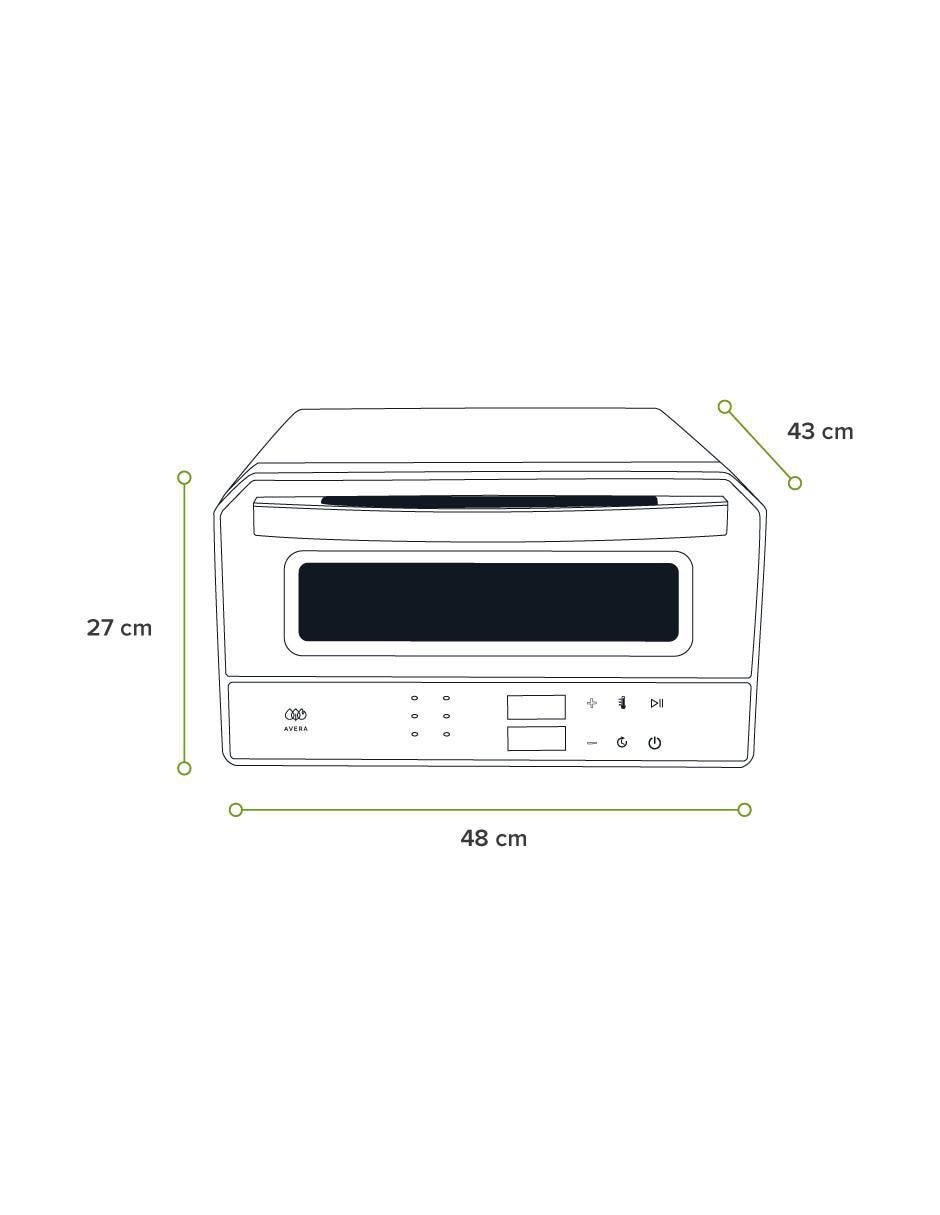 Horno eléctrico HPE01 12 l 6