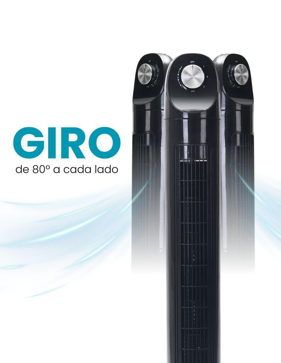 Ventilador de torre begonia "con control remoto" (si aplica) 3 "velocidades"