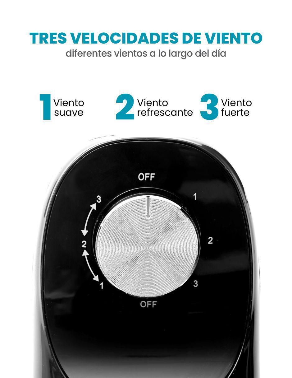 Ventilador de torre begonia "con control remoto" (si aplica) 3 "velocidades"