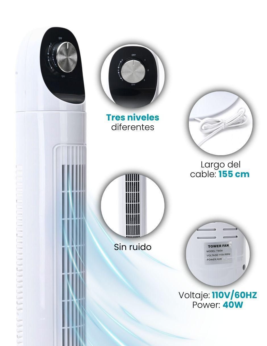 Ventilador de torre 3 velocidades 6