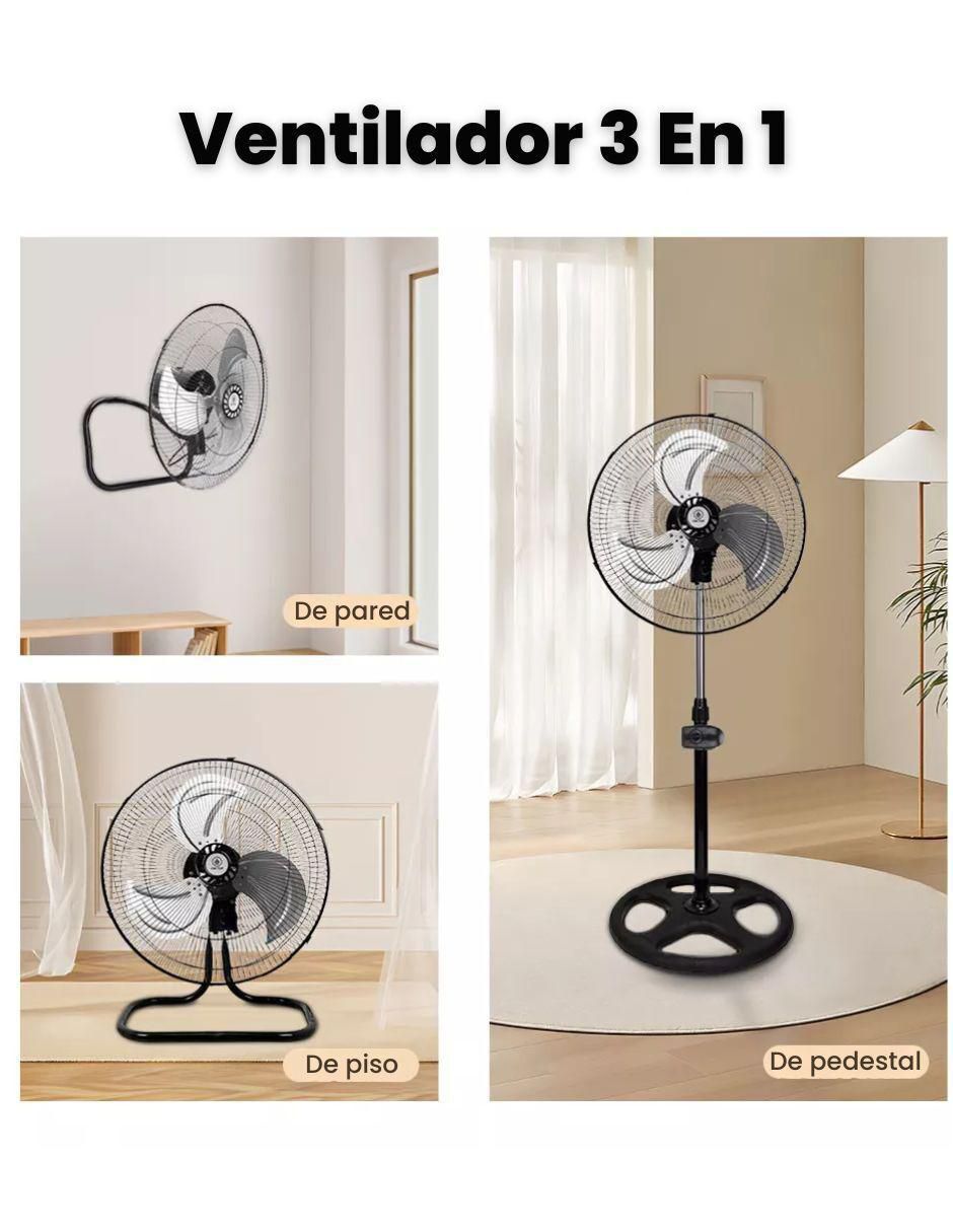 Set ventilador de piso 3 velocidades 2