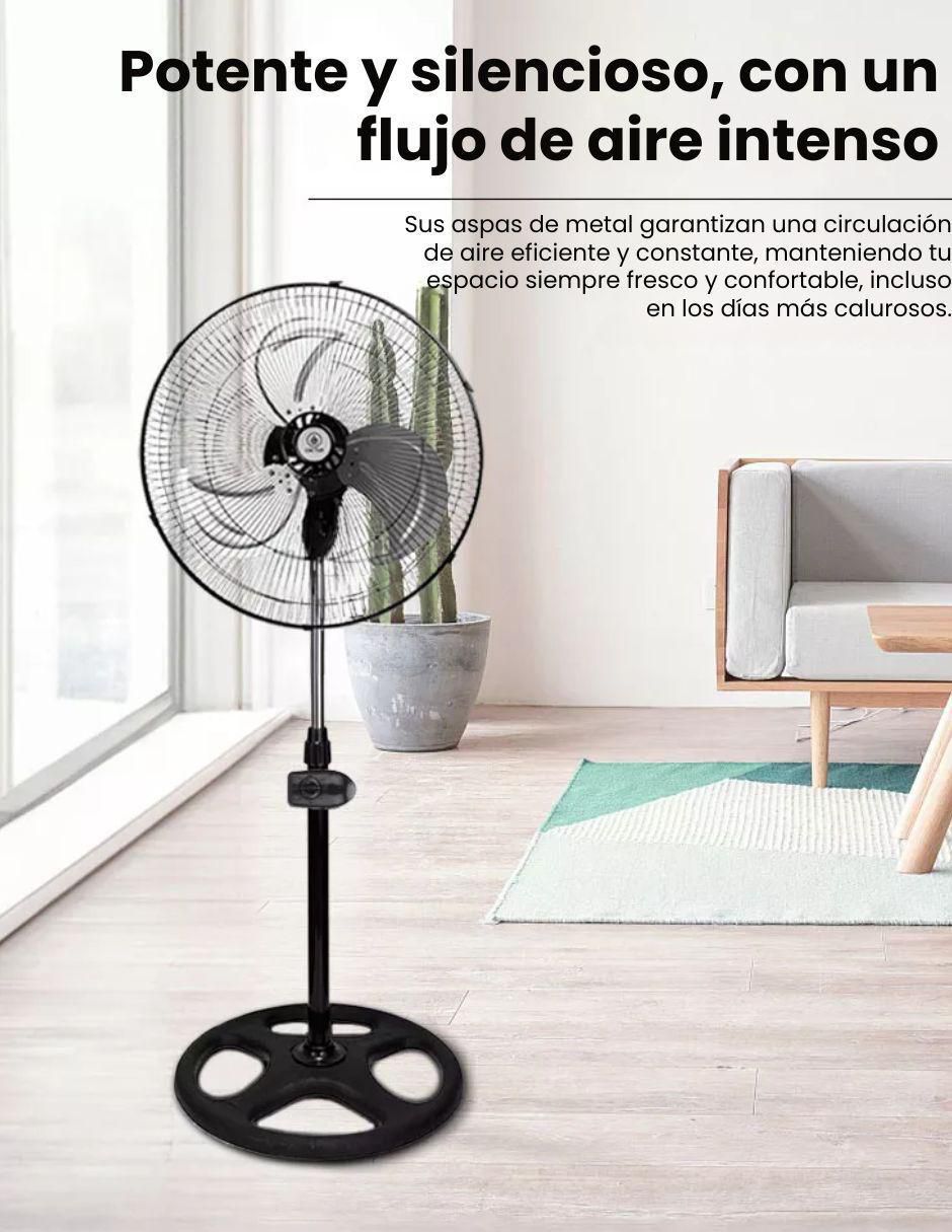 Set ventilador de piso 3 velocidades 3