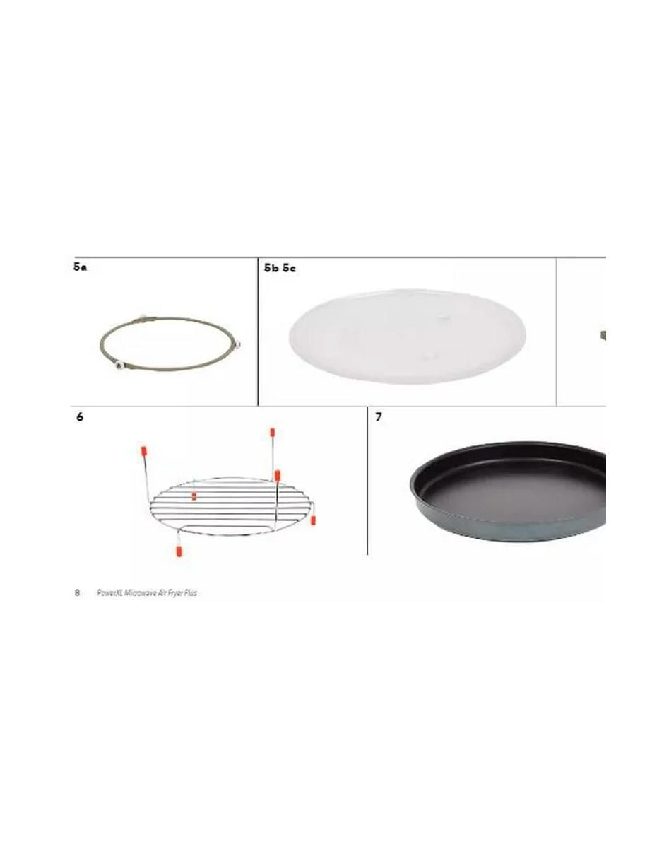Horno de microondas de convección con grill modelo BDK02 1 pie cúbico 4