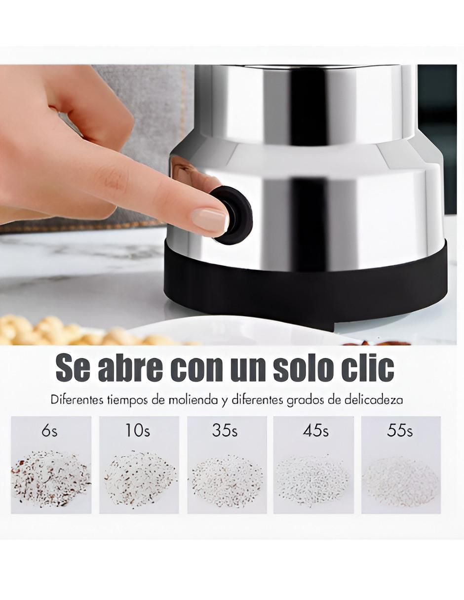Molino para especias eléctrico de acero inoxidable 2